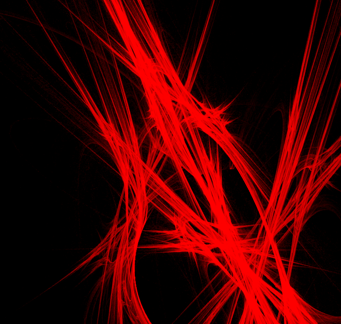Nis's avatar: 'sharp interlocking red fibers net'