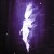 Ziz's avatar: 'Blazing cold white spirit of a woman hovers with intent in purple gloom in forest.'